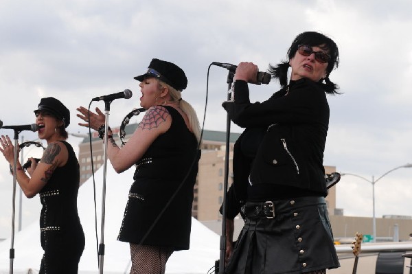 The Blue Flames at the Freak Show Festival, Austin, Texas 10/23/10 - photo