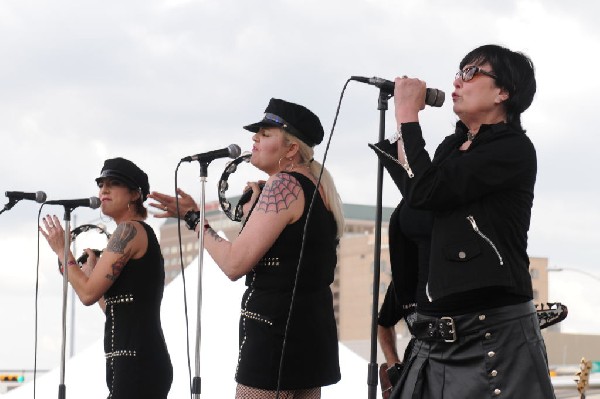 The Blue Flames at the Freak Show Festival, Austin, Texas 10/23/10 - photo