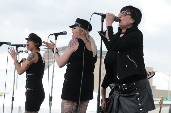 The Blue Flames at the Freak Show Festival, Austin, Texas 10/23/10 - photo