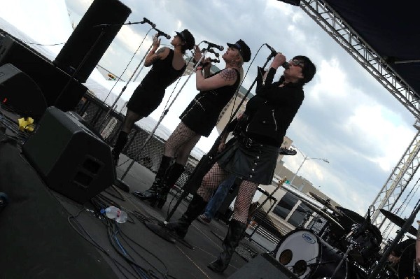 The Blue Flames at the Freak Show Festival, Austin, Texas 10/23/10 - photo