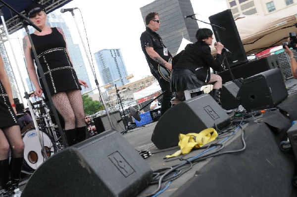 The Blue Flames at the Freak Show Festival, Austin, Texas 10/23/10 - photo