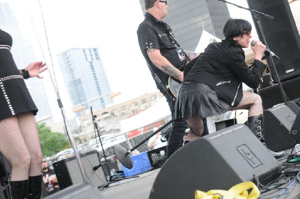 The Blue Flames at the Freak Show Festival, Austin, Texas 10/23/10 - photo