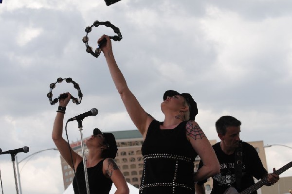 The Blue Flames at the Freak Show Festival, Austin, Texas 10/23/10 - photo