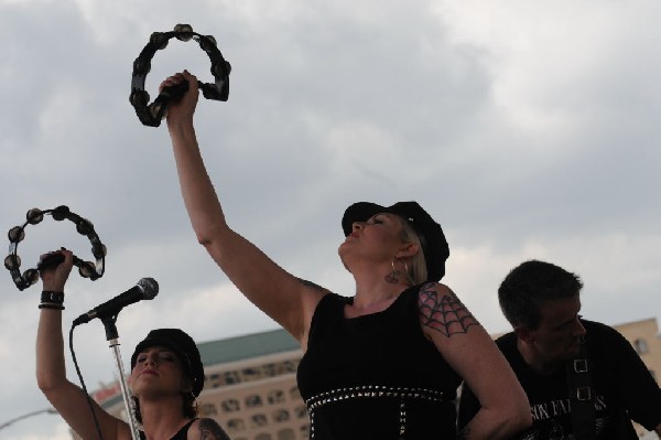 The Blue Flames at the Freak Show Festival, Austin, Texas 10/23/10 - photo