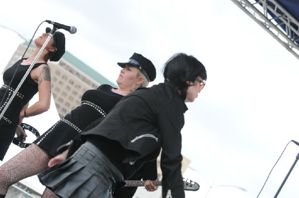 The Blue Flames at the Freak Show Festival, Austin, Texas 10/23/10 - photo