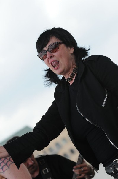 The Blue Flames at the Freak Show Festival, Austin, Texas 10/23/10 - photo