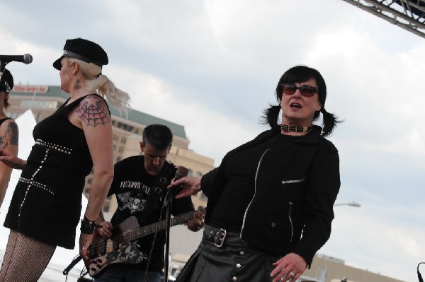 The Blue Flames at the Freak Show Festival, Austin, Texas 10/23/10 - photo