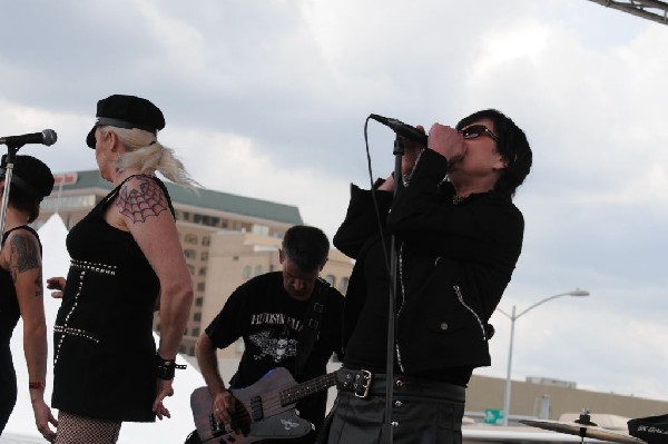 The Blue Flames at the Freak Show Festival, Austin, Texas 10/23/10 - photo