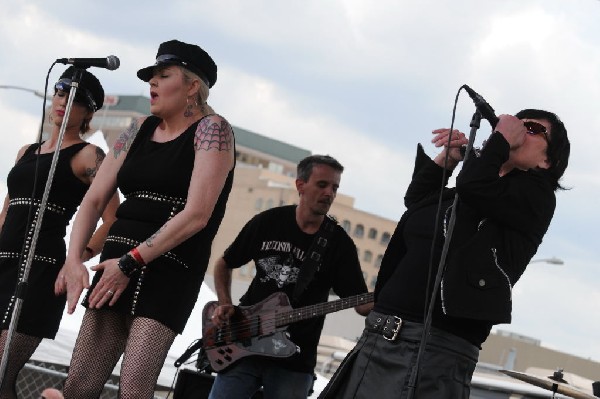 The Blue Flames at the Freak Show Festival, Austin, Texas 10/23/10 - photo