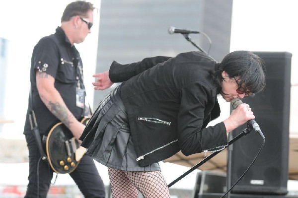 The Blue Flames at the Freak Show Festival, Austin, Texas 10/23/10 - photo