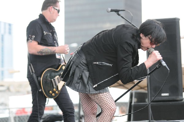 The Blue Flames at the Freak Show Festival, Austin, Texas 10/23/10 - photo