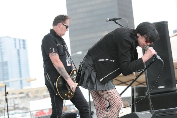 The Blue Flames at the Freak Show Festival, Austin, Texas 10/23/10 - photo