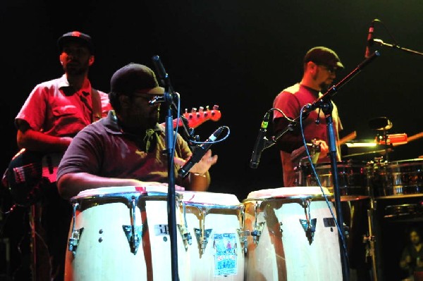 Brownout performs at the AMP Launch Party at ACL Live at the Moody Theater,