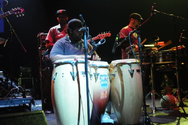 Brownout performs at the AMP Launch Party at ACL Live at the Moody Theater,