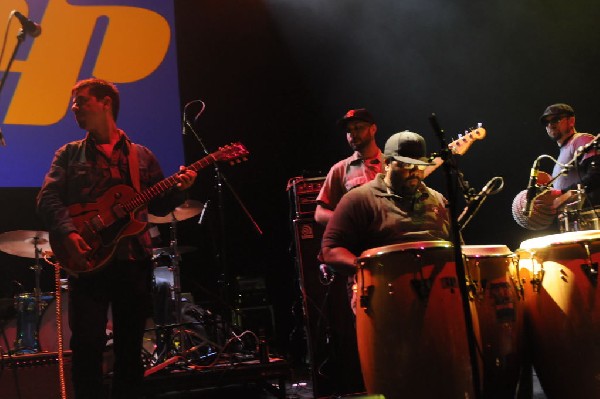 Brownout performs at the AMP Launch Party at ACL Live at the Moody Theater,