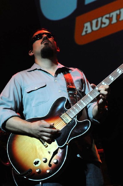 Brownout performs at the AMP Launch Party at ACL Live at the Moody Theater,