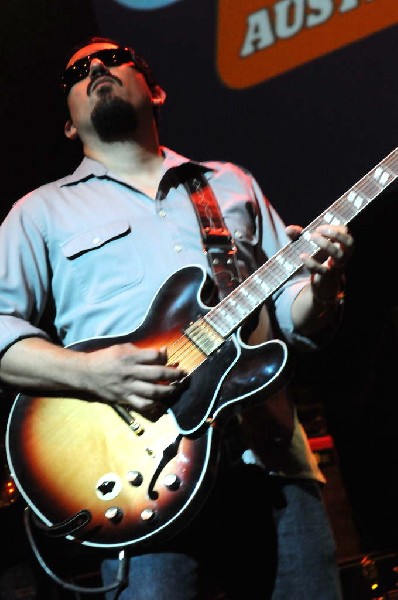 Brownout performs at the AMP Launch Party at ACL Live at the Moody Theater,