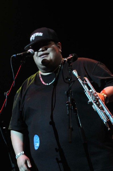 Brownout performs at the AMP Launch Party at ACL Live at the Moody Theater,