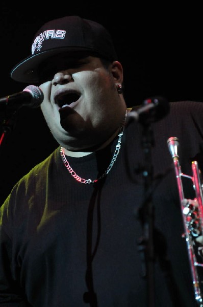 Brownout performs at the AMP Launch Party at ACL Live at the Moody Theater,