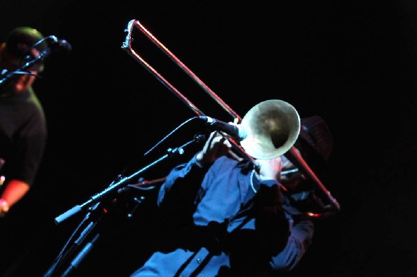 Brownout performs at the AMP Launch Party at ACL Live at the Moody Theater,