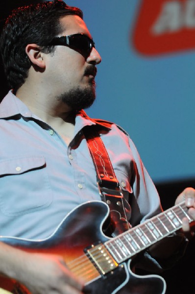 Brownout performs at the AMP Launch Party at ACL Live at the Moody Theater,