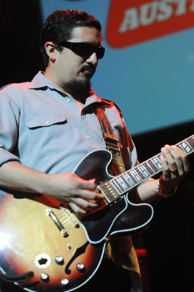 Brownout performs at the AMP Launch Party at ACL Live at the Moody Theater,