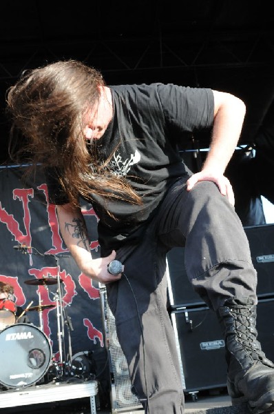 Cannibal Corpse at the Mayhem Festival 2009 at the AT&T Center, San Ant