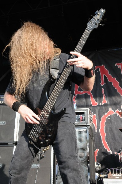 Cannibal Corpse at the Mayhem Festival 2009 at the AT&T Center, San Ant