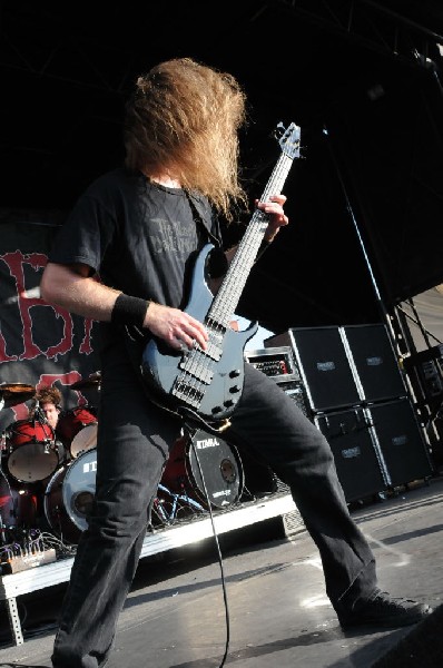 Cannibal Corpse at the Mayhem Festival 2009 at the AT&T Center, San Ant