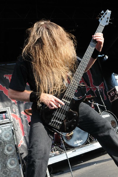 Cannibal Corpse at the Mayhem Festival 2009 at the AT&T Center, San Ant