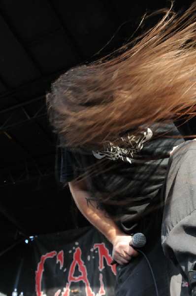 Cannibal Corpse at the Mayhem Festival 2009 at the AT&T Center, San Ant