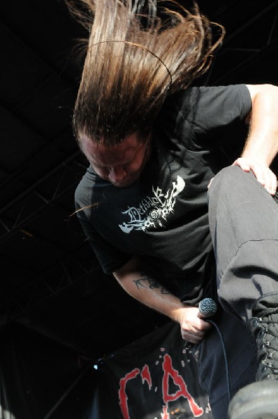 Cannibal Corpse at the Mayhem Festival 2009 at the AT&T Center, San Ant