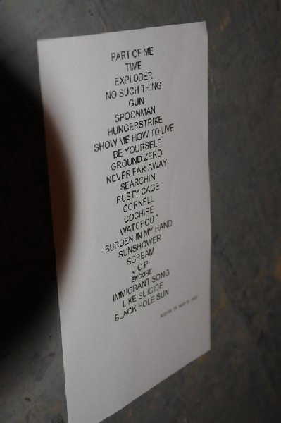 Chris Cornell at Stubb's BarBQ, Austin, Texas