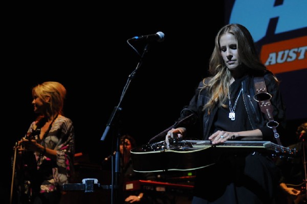 Court Yard Hounds perform at the AMP Launch Party at ACL Live at the Moody