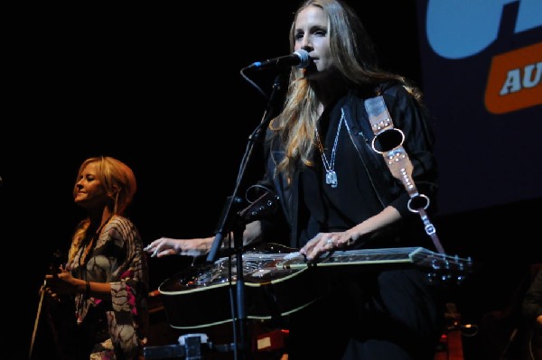 Court Yard Hounds perform at the AMP Launch Party at ACL Live at the Moody