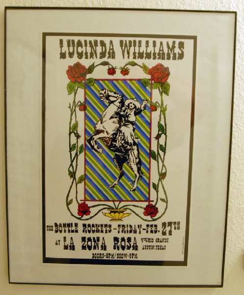 Lucinda Williams at La Zona Rosa Poster by Brian Curley