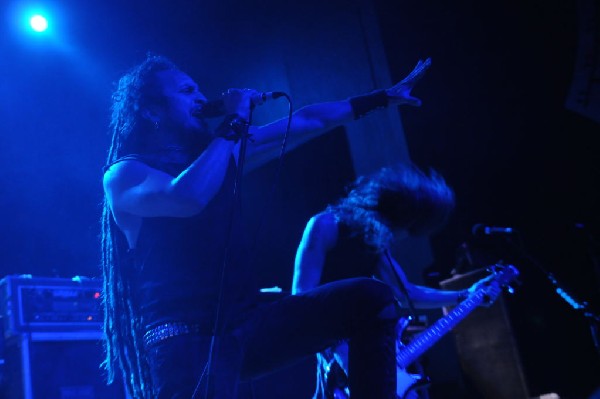Death Angel at Emo's East, Austin, Texas  10/29/11 - photo by Jeff Barringe
