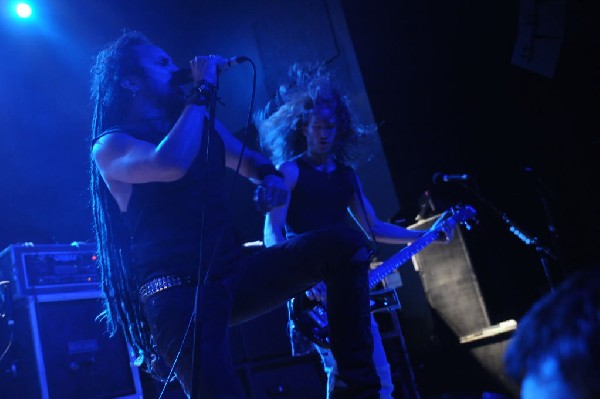 Death Angel at Emo's East, Austin, Texas  10/29/11 - photo by Jeff Barringe