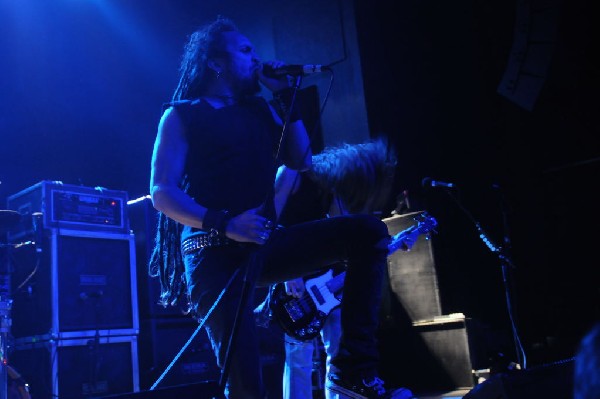 Death Angel at Emo's East, Austin, Texas  10/29/11 - photo by Jeff Barringe