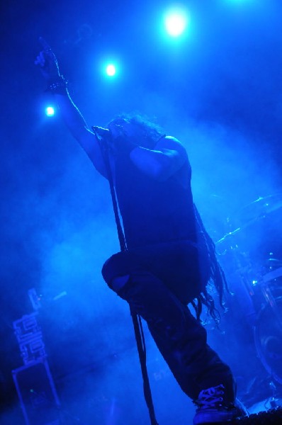 Death Angel at Emo's East, Austin, Texas  10/29/11 - photo by Jeff Barringe