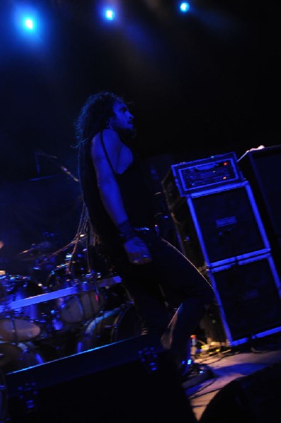 Death Angel at Emo's East, Austin, Texas  10/29/11 - photo by Jeff Barringe