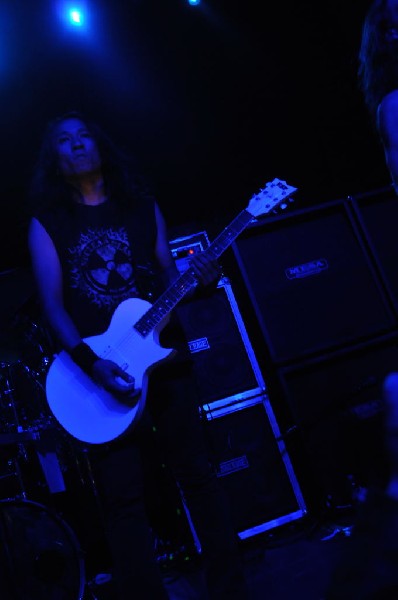 Death Angel at Emo's East, Austin, Texas  10/29/11 - photo by Jeff Barringe