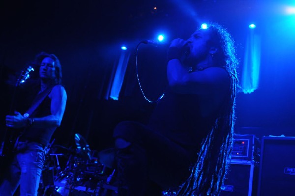 Death Angel at Emo's East, Austin, Texas  10/29/11 - photo by Jeff Barringe