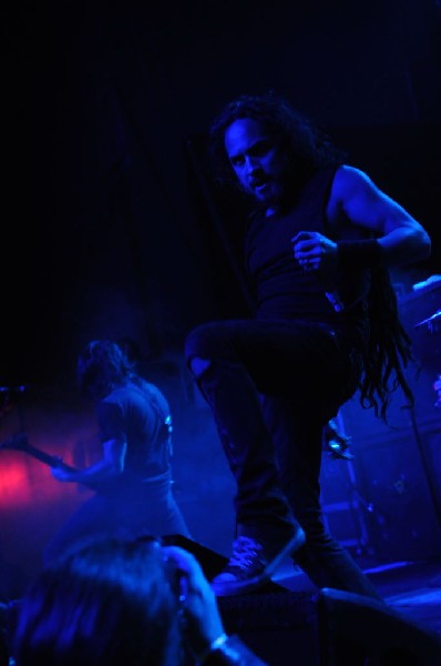 Death Angel at Emo's East, Austin, Texas  10/29/11 - photo by Jeff Barringe