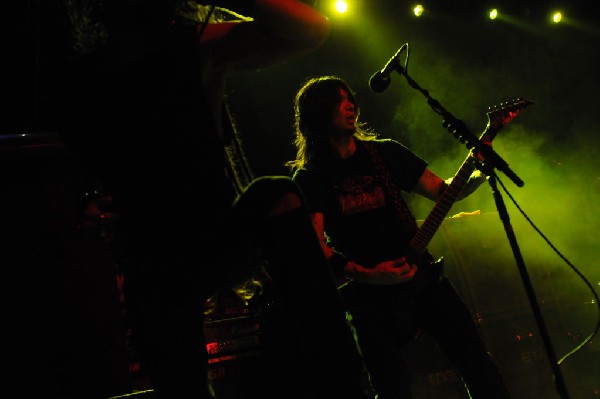 Death Angel at Emo's East, Austin, Texas  10/29/11 - photo by Jeff Barringe