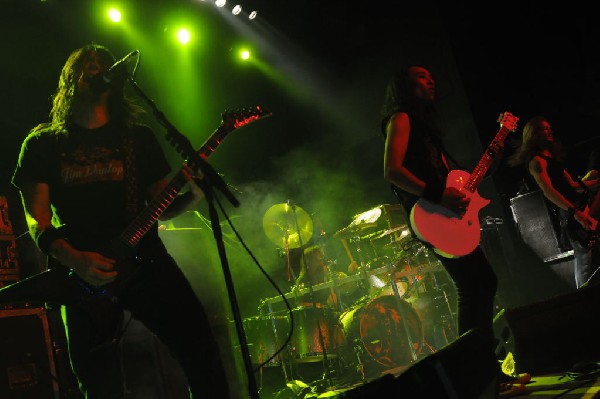 Death Angel at Emo's East, Austin, Texas  10/29/11 - photo by Jeff Barringe