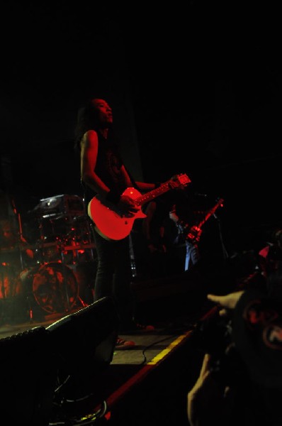 Death Angel at Emo's East, Austin, Texas  10/29/11 - photo by Jeff Barringe