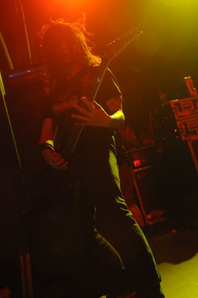 Death Angel at Emo's East, Austin, Texas  10/29/11 - photo by Jeff Barringe