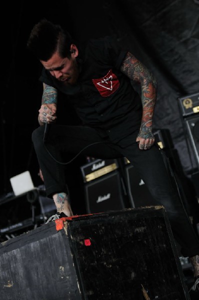 Devil Wears Prada at Mayhem Festival 2012 Gexa Energy Pavilion Dallas Texas