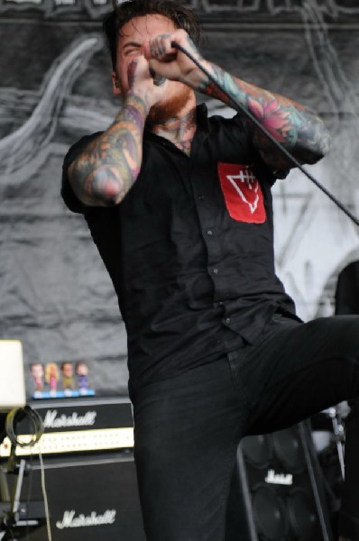 Devil Wears Prada at Mayhem Festival 2012 Gexa Energy Pavilion Dallas Texas